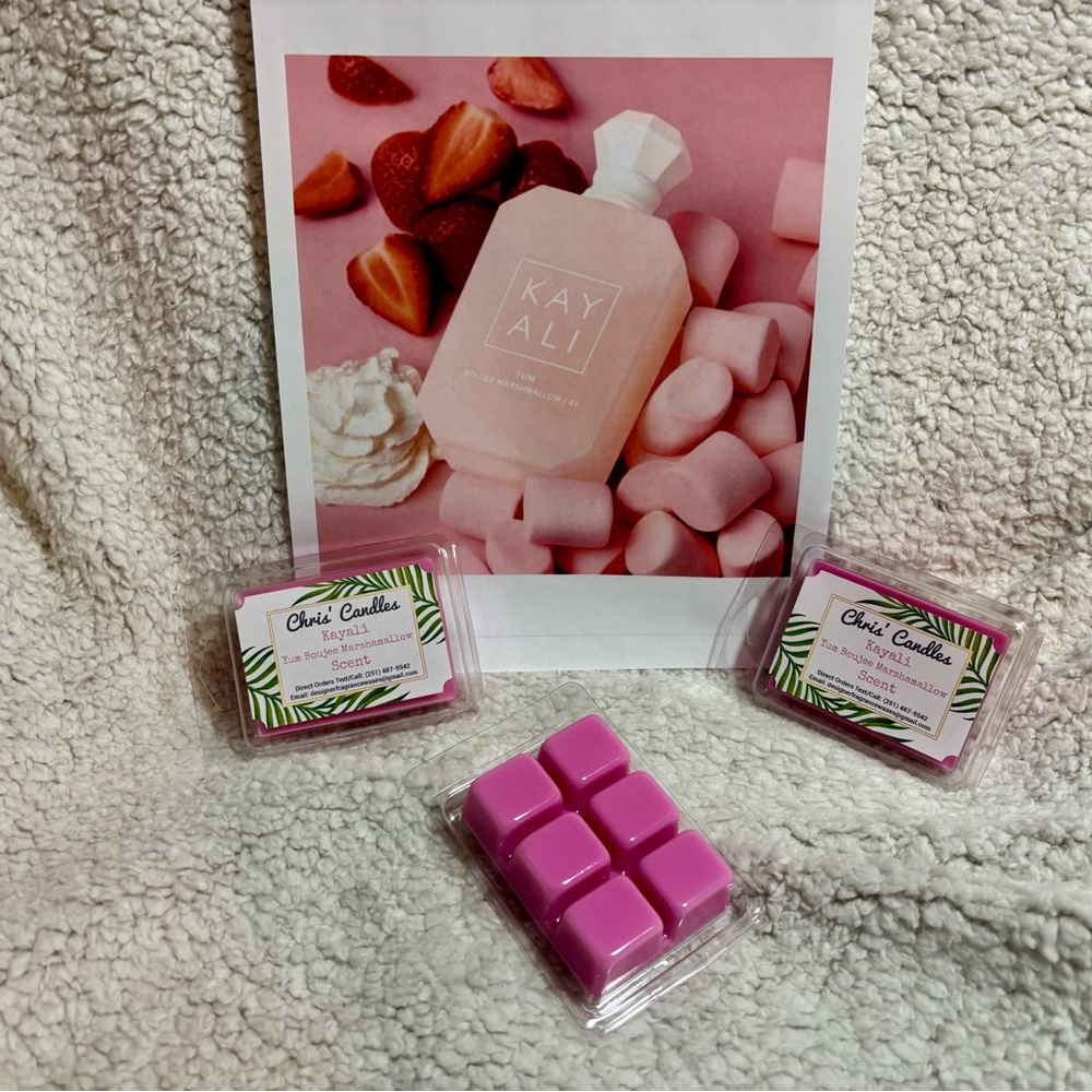 3 Packs Kayali Yum Boujee Marshmallow Scent Wax Melts (type)